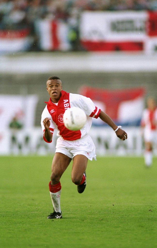 Edgar Davids nel 1993, con la maglia dell'Ajax. Shaun Botterill/Getty Images