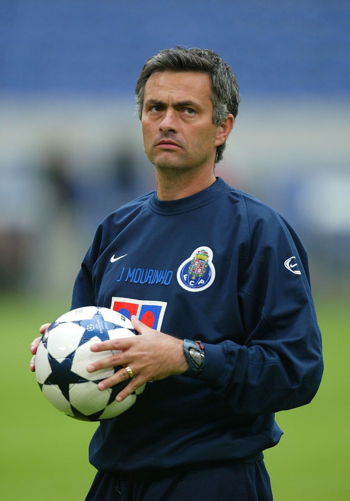 Mou nel prepartita della finale di Champions League 2004. Stuart Franklin/Getty Images