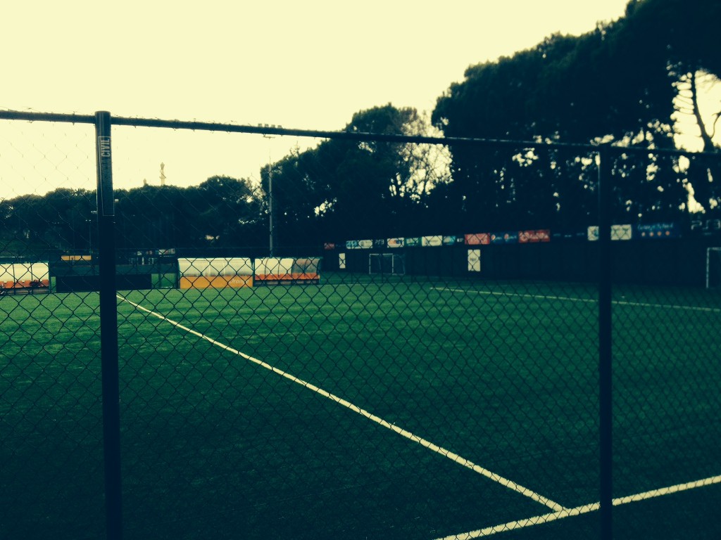 Veduta romantica del Fútbol Club di Roma