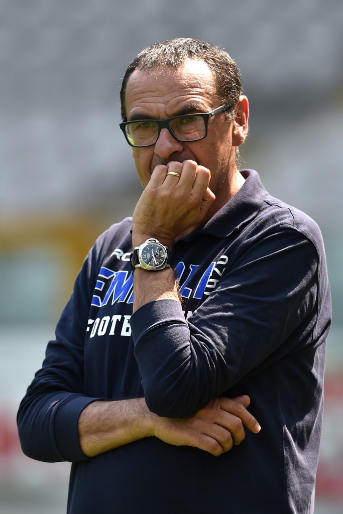 Sarri pensieroso, in Torino-Empoli. Valerio Pennicino/Getty Images