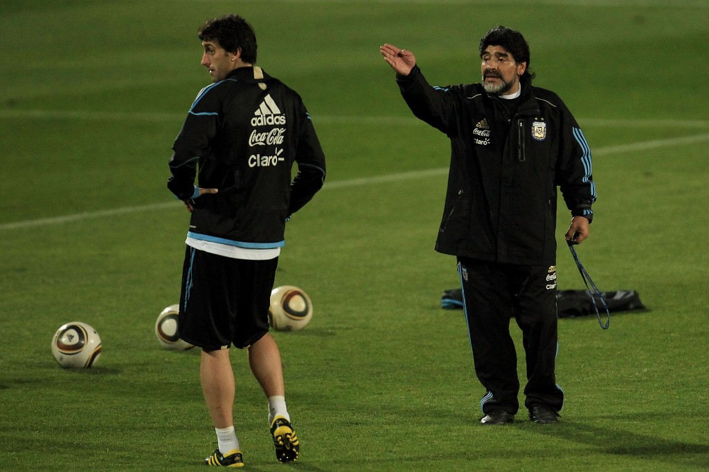 Argentina Training & Press Conference - 2010 FIFA World Cup