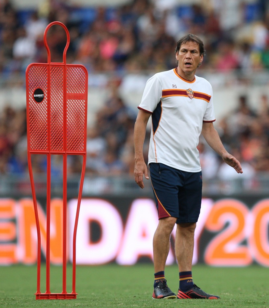 Garcia all'Olimpico alla presentazione della squadra, agosto 2013. (Paolo Bruno/Getty Images)