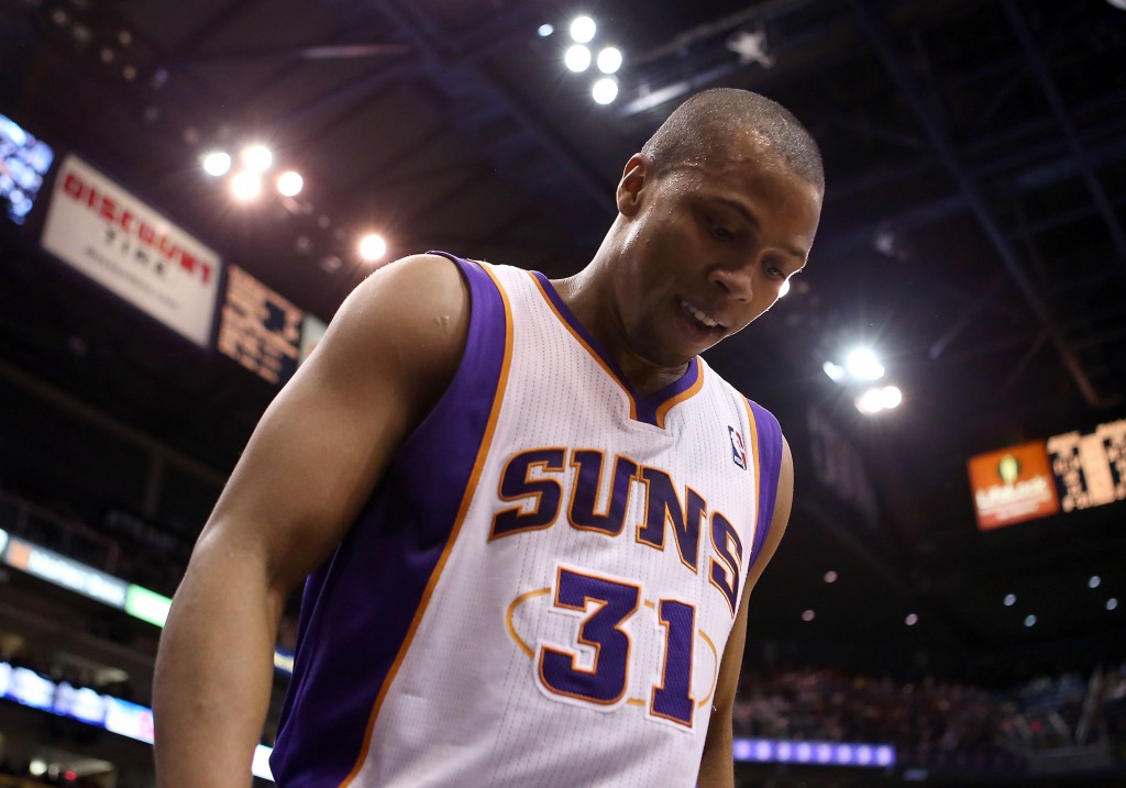 Sebastian Telfair nel 2012, in maglia Suns. Christian Petersen/Getty Images