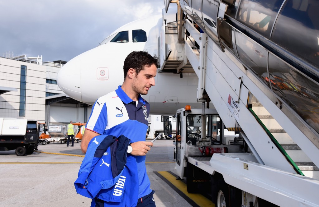 Ottobre 2015, Bonaventura a Baku con la Nazionale (Claudio Villa/Getty Images)