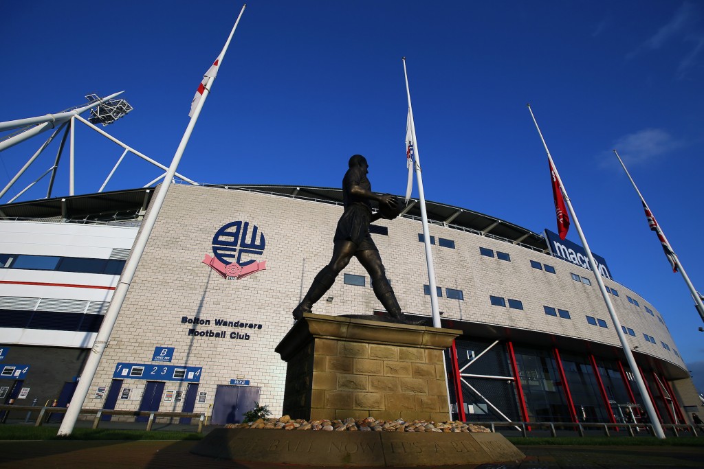 Tributes at Reebok Stadium In Memory of Former Bolton Wanderers Chairman Phil Gartside