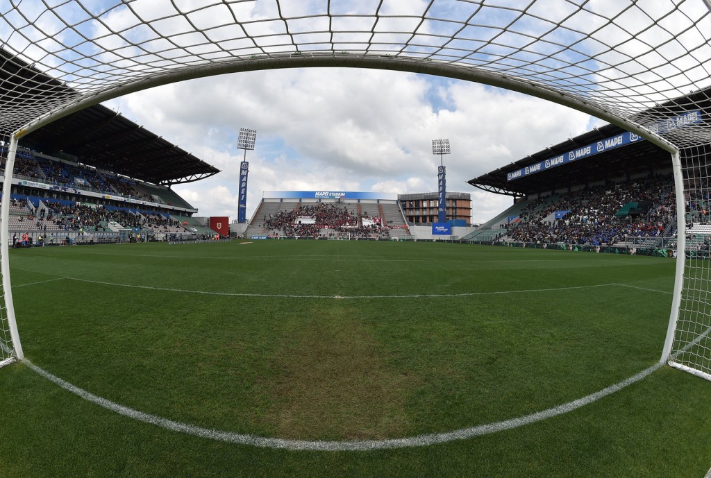 REGGIO NELL'EMILIA, ITALY - APRIL 19: General view of Mapei Stadium before the Serie A match between US Sassuolo Calcio and Torino FC at Mapei Stadium - Città del Tricolore on April 19, 2015 in Reggio nell'Emilia, Italy. (Photo by Giuseppe Bellini/Getty Images)