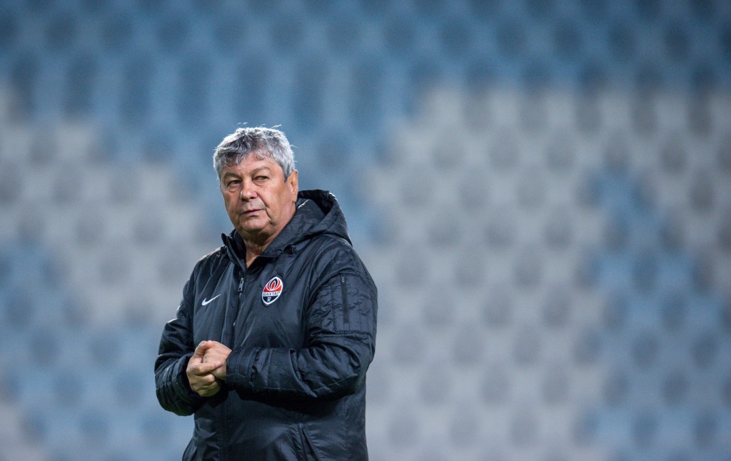 Shakhtar Donetsk's Romanian head coach Mircea Lucescu attends a training session at the Swedbank Stadion, on October 20, 2015, on the eve of the UEFA Champions League Group A football match between Malmo FF and FC Shakhtar Donetsk. AFP PHOTO/JONATHAN NACKSTRAND (Photo credit should read JONATHAN NACKSTRAND/AFP/Getty Images)