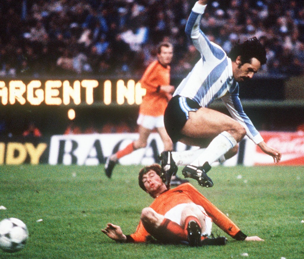 Leopoldo Luque in azione durante la finale dei Mondiali 1978. Staff/AFP/Getty Images