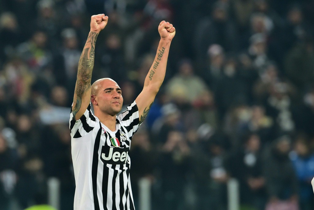 Braccia al cielo per Simone Zaza: è lui il match-winner della sfida contro il Napoli (Giuseppe Cacace/AFP/Getty Images)