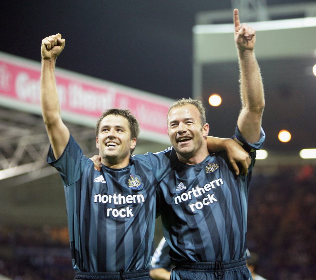 Con Michael Owen nel 2005 (Laurence Griffiths/Getty Images)