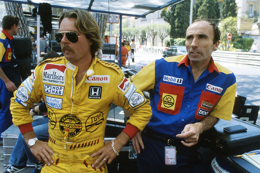 Keke Rosberg e Frank Williams