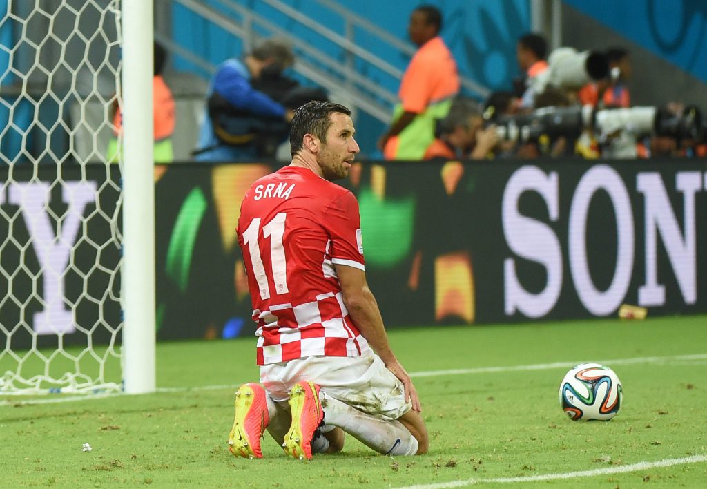 Darijo Srna ai Mondiali in Brasile (Emmanuel Dunand/AFP/Getty Images)