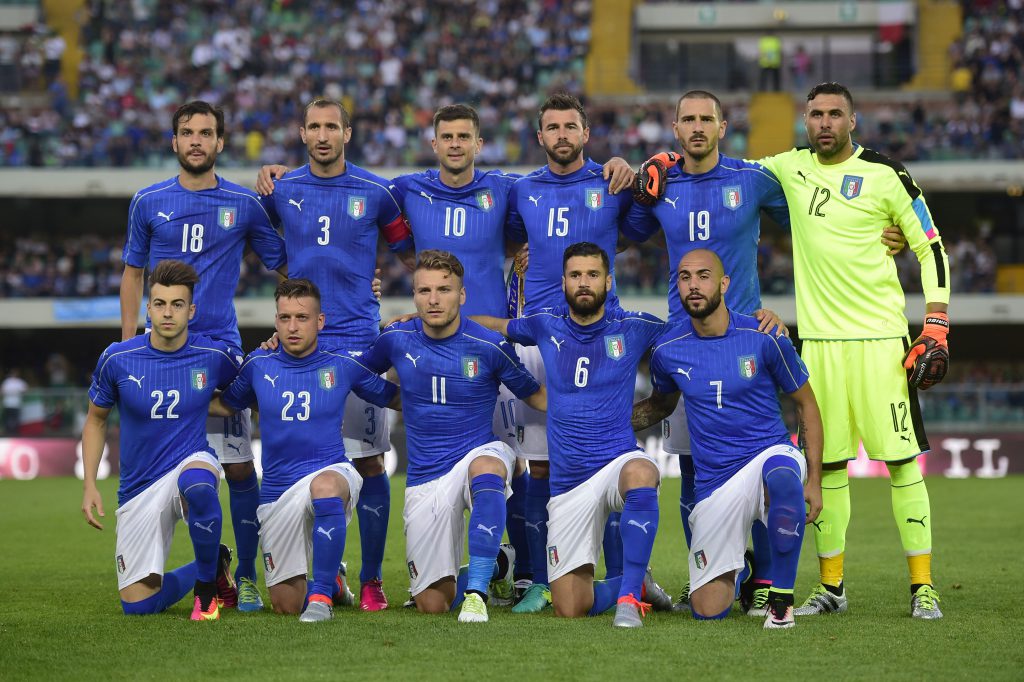 L'undici titolare della Nazionale nell'amichevole contro la Finlandia (Olivier Morin/AFP/Getty Images)