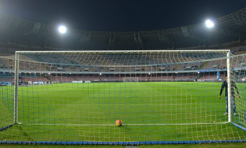 NAPLES, ITALY - NOVEMBER 30: A general view of the stadium ahead before the Serie A match between SSC Napoli and FC Internazionale Milano at Stadio San Paolo on November 30, 2015 in Naples, Italy. (Photo by Francesco Pecoraro/Getty Images)