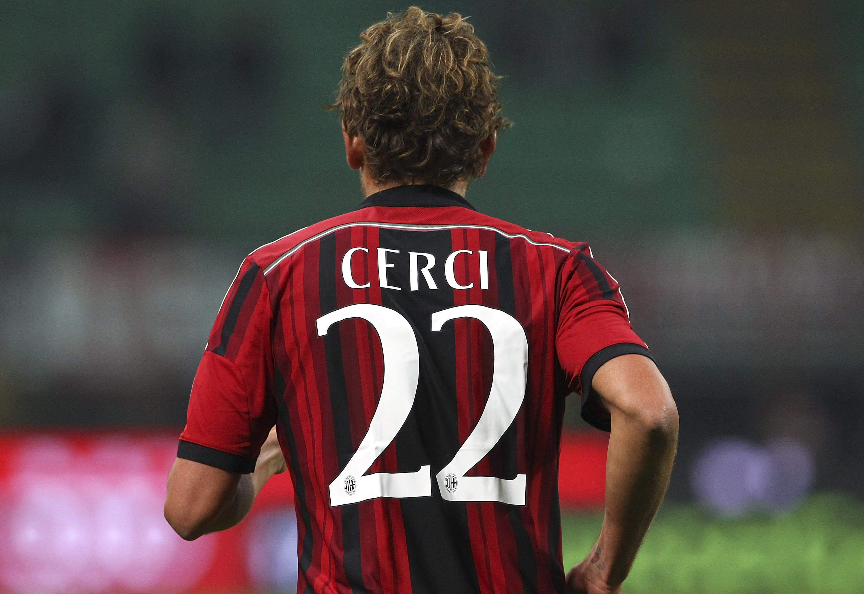 MILAN, ITALY - JANUARY 13: Alessio Cerci of AC Milan looks on during the TIM Cup match between AC Milan and US Sassuolo Calcio at Stadio Giuseppe Meazza on January 13, 2015 in Milan, Italy. (Photo by Marco Luzzani/Getty Images)