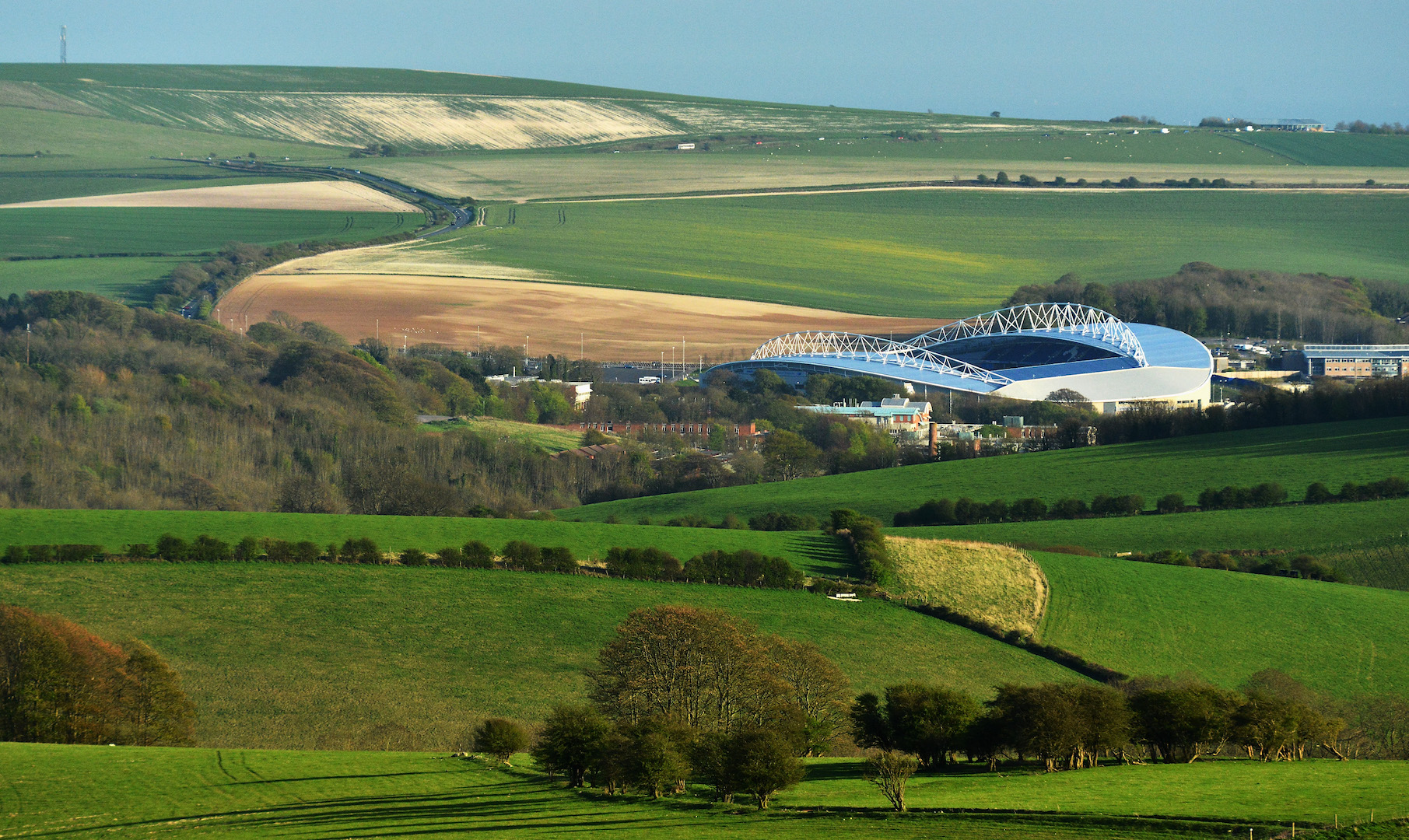 General Views Of Amex Stadium, home To Brighton & Hove Albion at Amex Stadium on April 22, 2013 in Brighton, England.