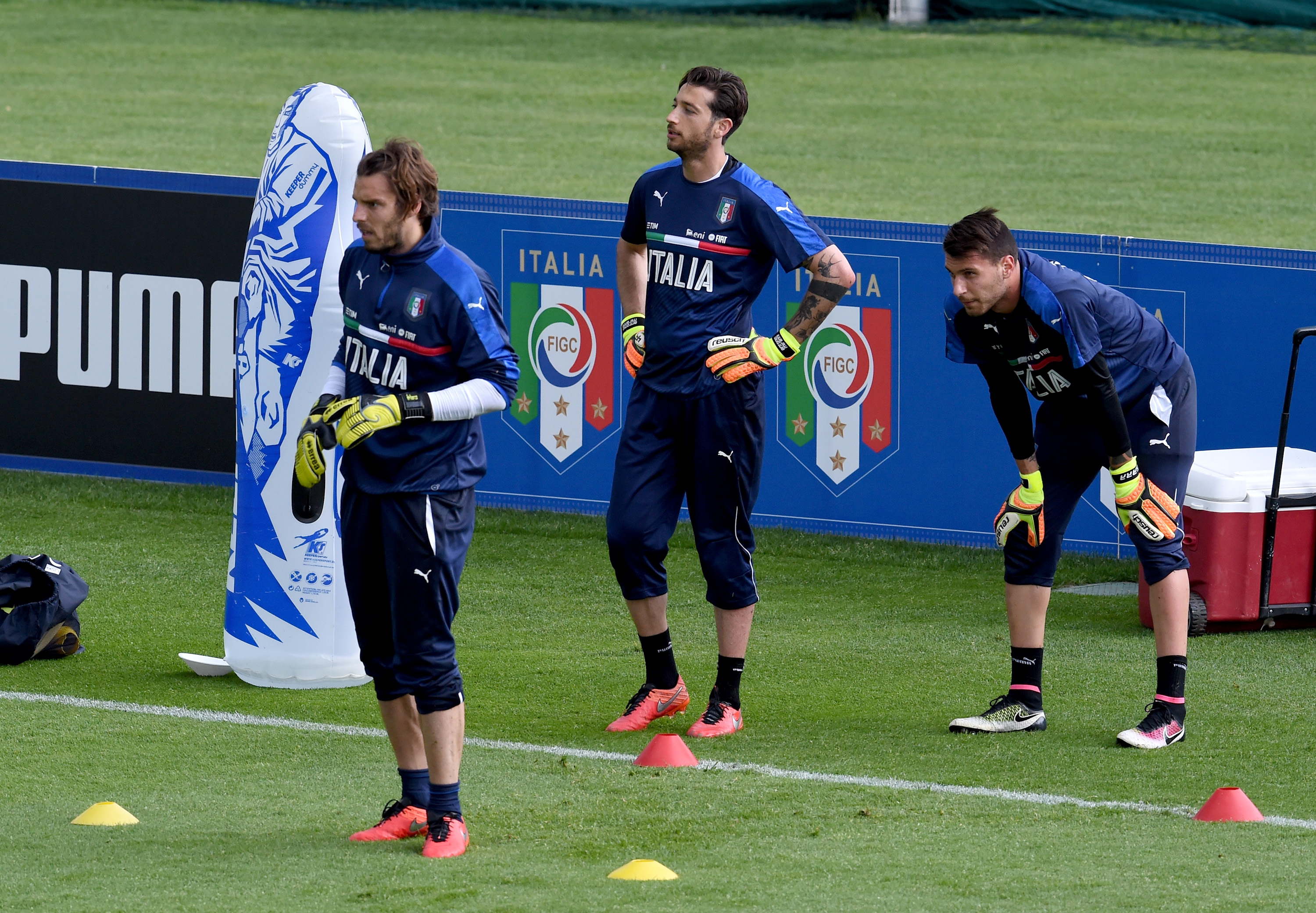 Italy Training Session And Press Conference