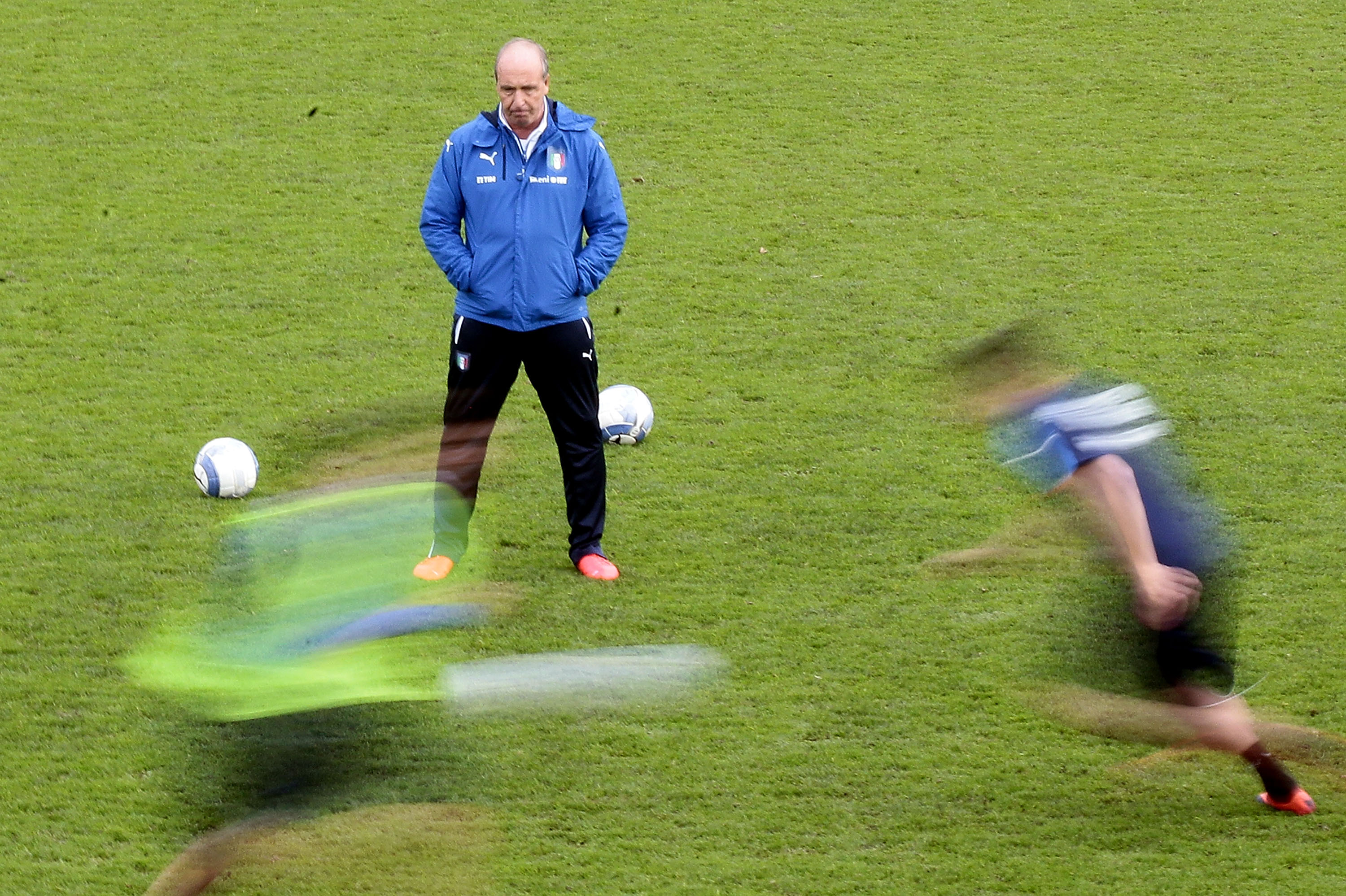 Italy Training Session And Press Conference