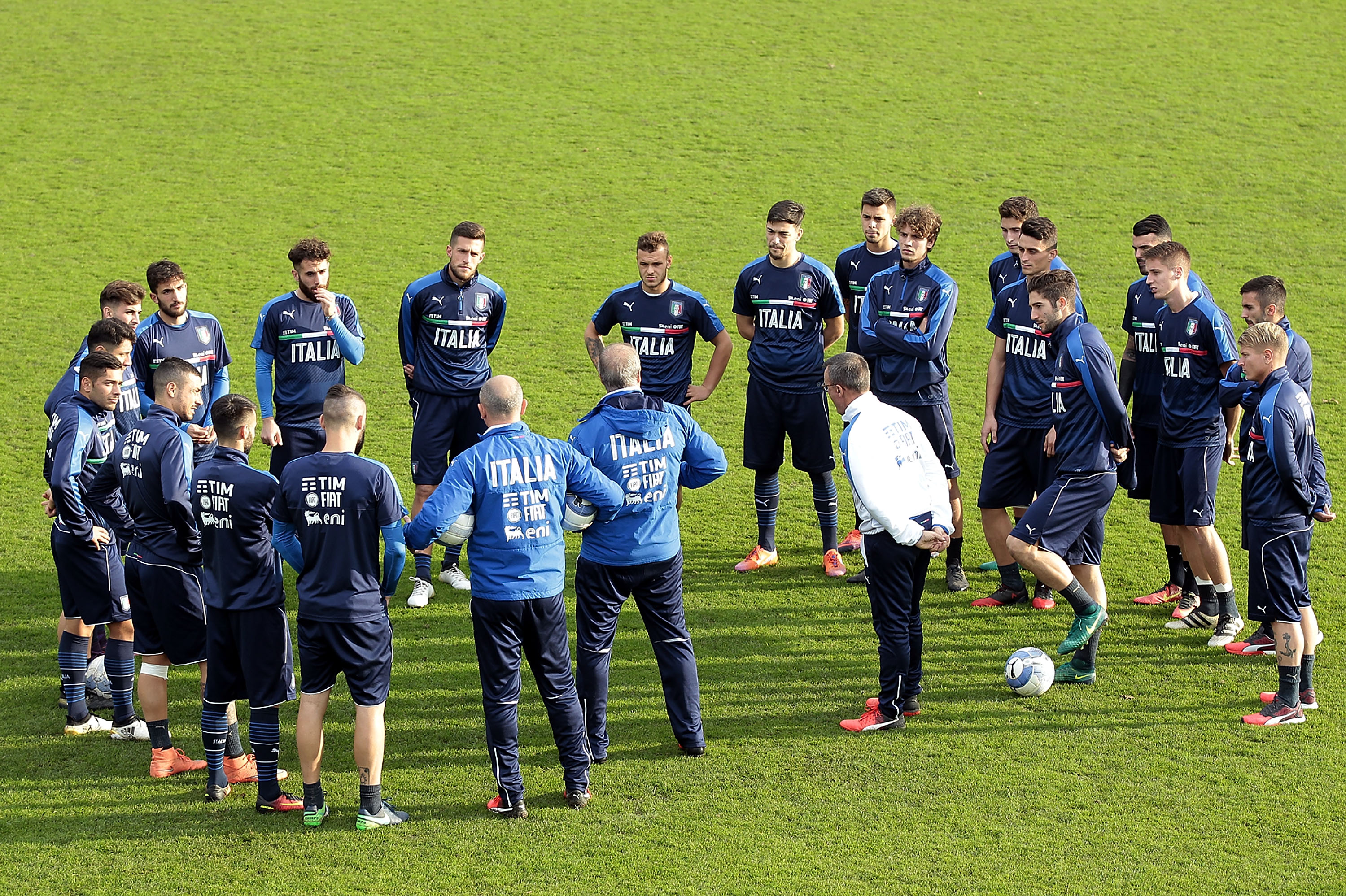 Italy Training Session And Press Conference