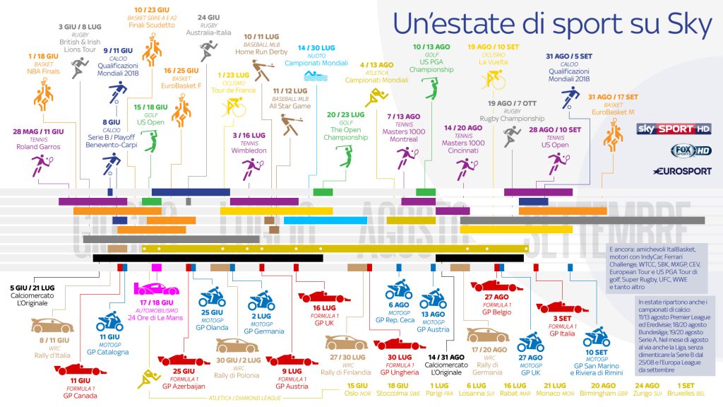 CALENDARIO ESTATE 2017