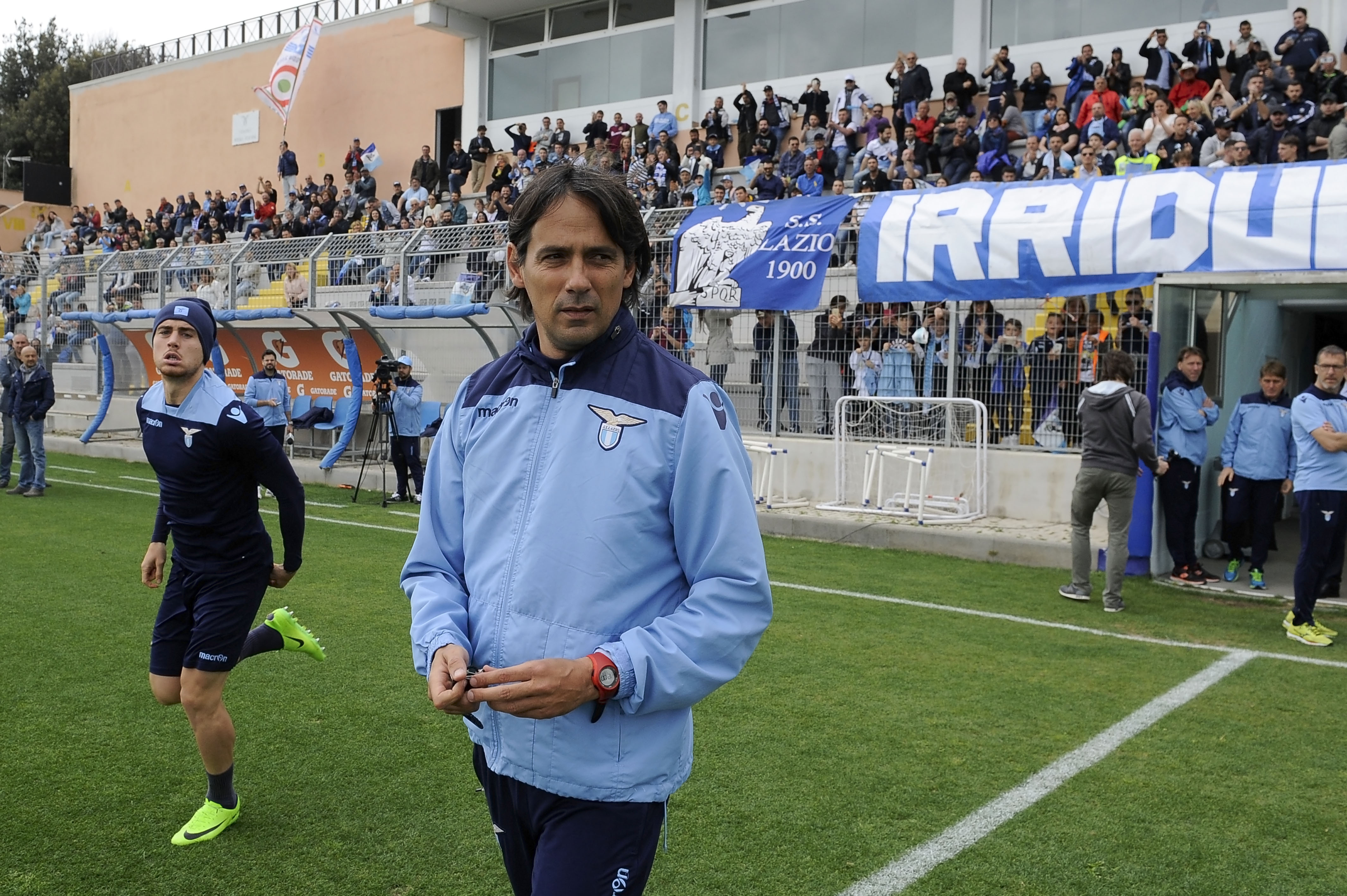 ROME, ITALY - APRIL 27: SS Lazio head coach Simone Inzaghi before the SS Lazio Training Session at the Formello Center on April 27, 2017 in Rome, Italy. (Photo by Marco Rosi/Getty Images)